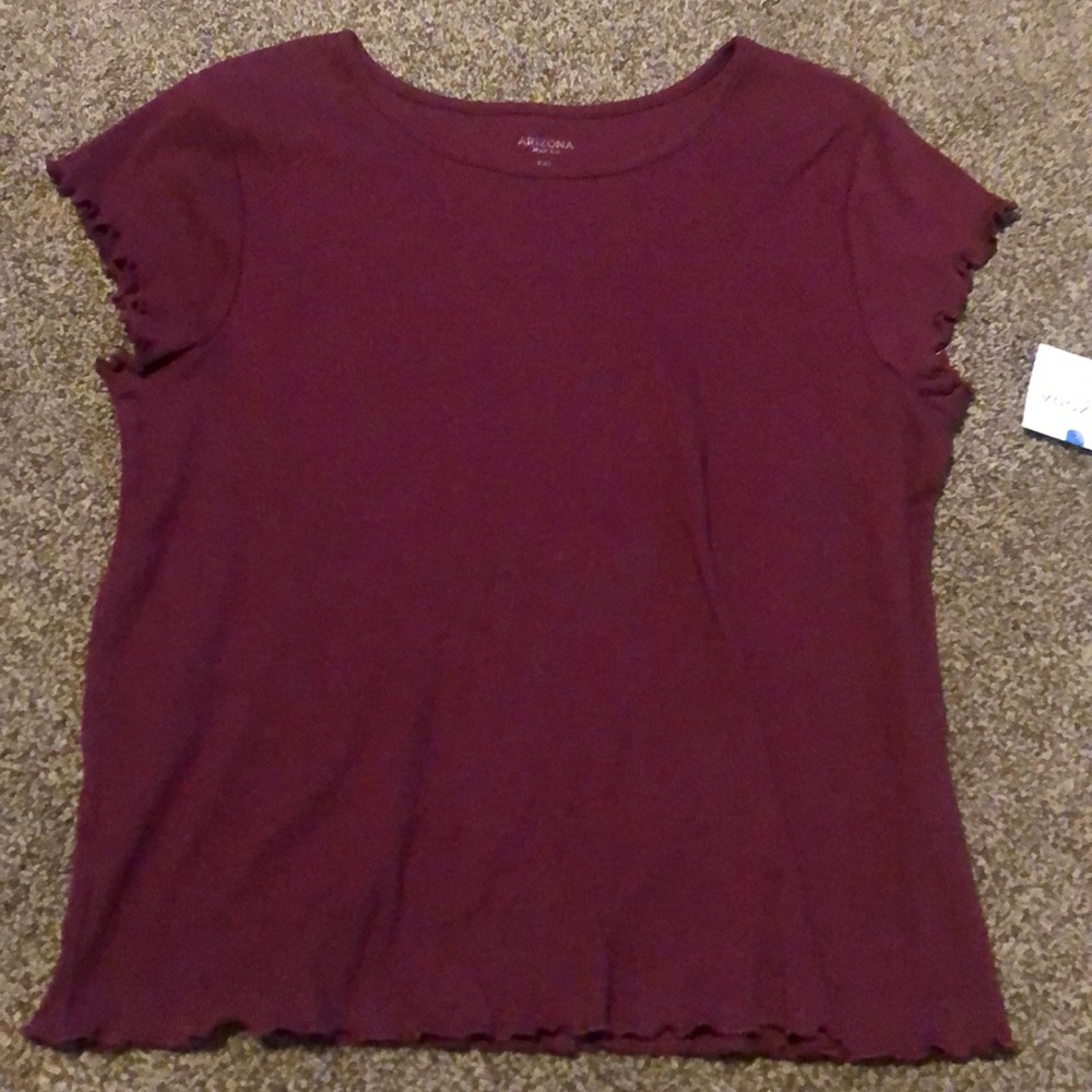 Lettuce edge, ribbed top